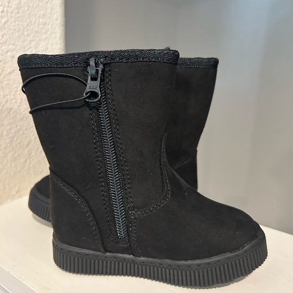 Cat & Jack Toddler Youth Girls Pip UGG Style Boots Black Multiple Sizes - Picture 3 of 9